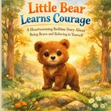 Little Bear Learns Courage: A Gentle Bedtime Story About Bravery, Confidence, and Growing Up – A Heartwarming Picture Book for Kids Ages 3-6