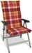 Beautissu Sunny RO Coussin de jardin dossier haut 120x50 cm rouge orange