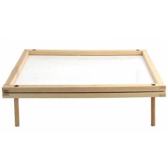 Eppicotispai Stapelbaar droogrek - bruin - hout - 50 x 40 cm