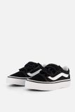 Vans Old Skool V Sneakers Kinderen - Black/True White