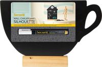 Securit Tafelkrijtbord met houten voet - Kopje - Incl. 1 krijtstift