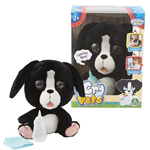 Giochi Preziosi Cry Pets pluche dier met functies, zwart