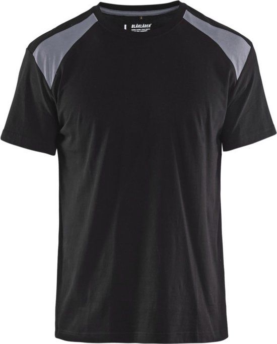 Blaklader T-shirt bi-colour 3379-1042 - Zwart/Grijs - L