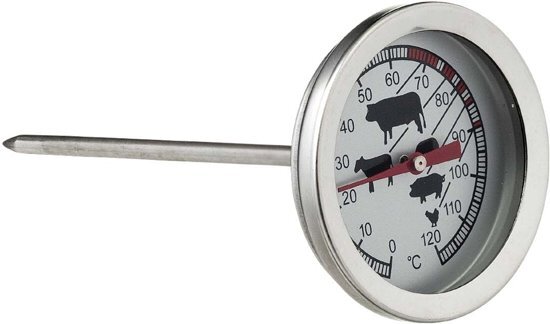GS Quality Products Vleesthermometer - braadthermometer RVS