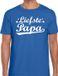 Bellatio Decorations Shoppartners Bv Liefste papa cadeau t-shirt blauw heren L