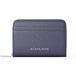 Michael Kors Petite pochette zippée pour pièces de monnaie et cartes bleu marine