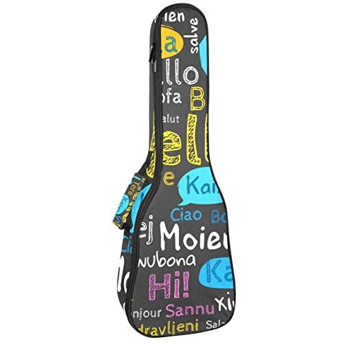 Mersov Tenor Ukulele Gigbag Waterdichte Ukelele Case Gewatteerde Rugzak