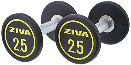 ZIVA Performance halters, volwassenen, uniseks, zwart/geel, 2,5 kg