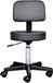 HOMCOM Pouf - Cuir artificiel - 35x35x84cm - Noir