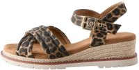 Next - Dames - Forever Comfort® sleehakken en gekruiste bandjes - Dierenprint