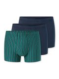 Schiesser 3PACK Shorts - 95/5 Essentials - Onderbroek Heren donkerblauw groen