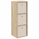 vidaXL Dressoir met lade Sonoma Eiken 30,5 x 27 x 84,5 cm