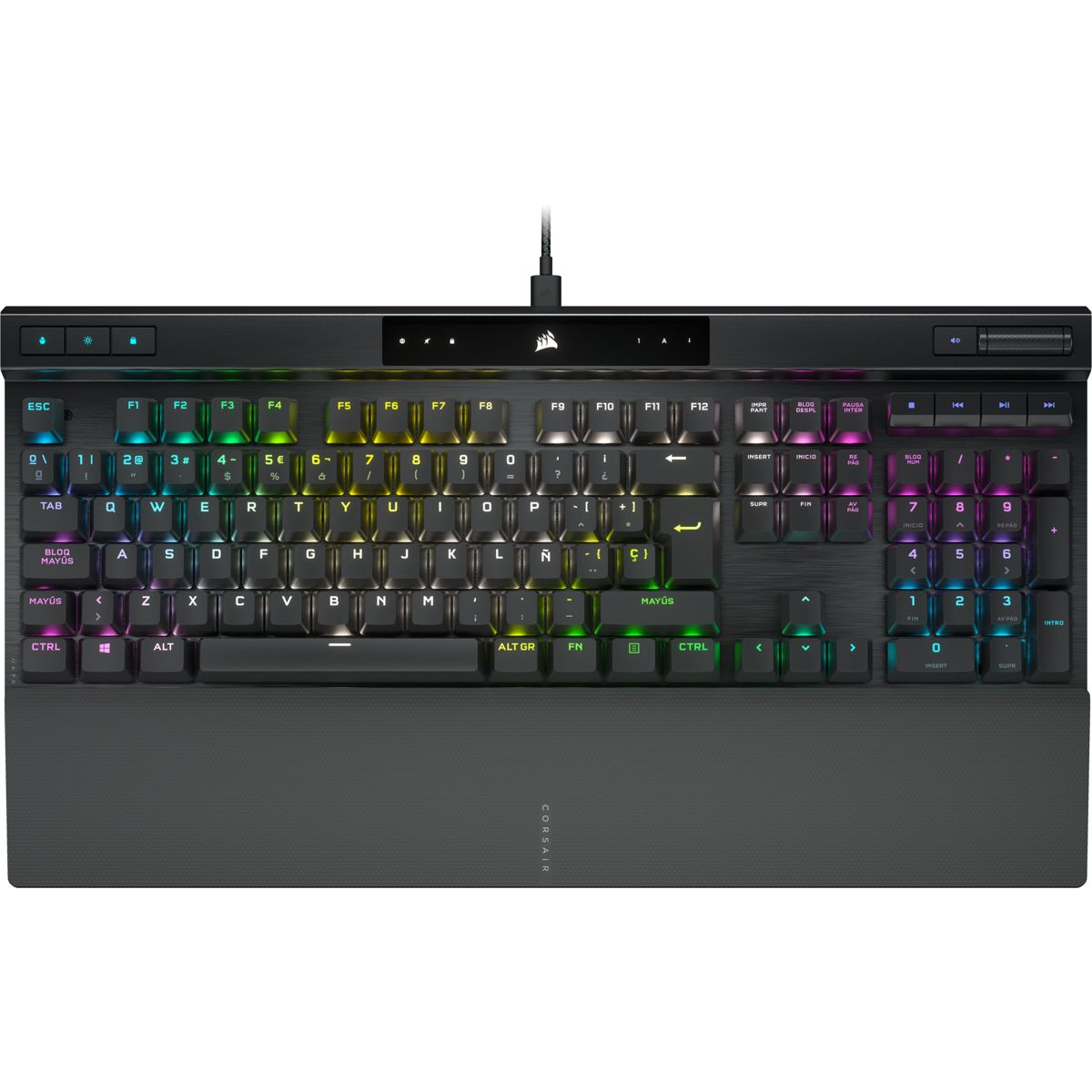 Corsair K70 Gaming Keyboard - QWERTY Spanish - Black
