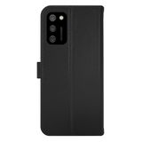 Valenta Portemonnee Hoesje Samsung Galaxy A02s - Zwart - Echt Leer