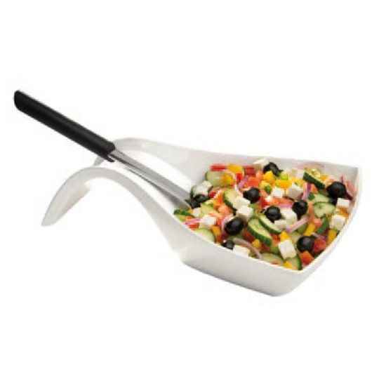 APS Witte melamine schaal | met Golf - Set van 2 stuks