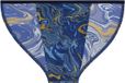 HOM Minislip Tanga Briefs Funky Style navy print
