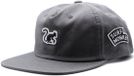 Surf Monkey 5-panel pet voor heren/dames - 100% biologisch katoen - One size (grijs)