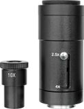 Bresser Fotoadapter Science 2.5x/4x Staal 11,5 Cm Zwart