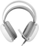Mars Gaming MH-GLOW RGB White Headphones with Microphone