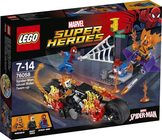 LEGO Marvel Super Heroes Spider-Man: Ghost Rider samenwerking 76058