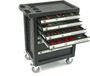 HBM 154-delige PREMIUM gereedschapswagen ZWART