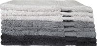 iSleep iSleep Terry Washand - 16x21 cm - Zwart - 10 stuks