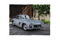 fotobar!style Fleecedeken klein ca. 135 x 100 cm Mercedes 300 SL vleugeldeur