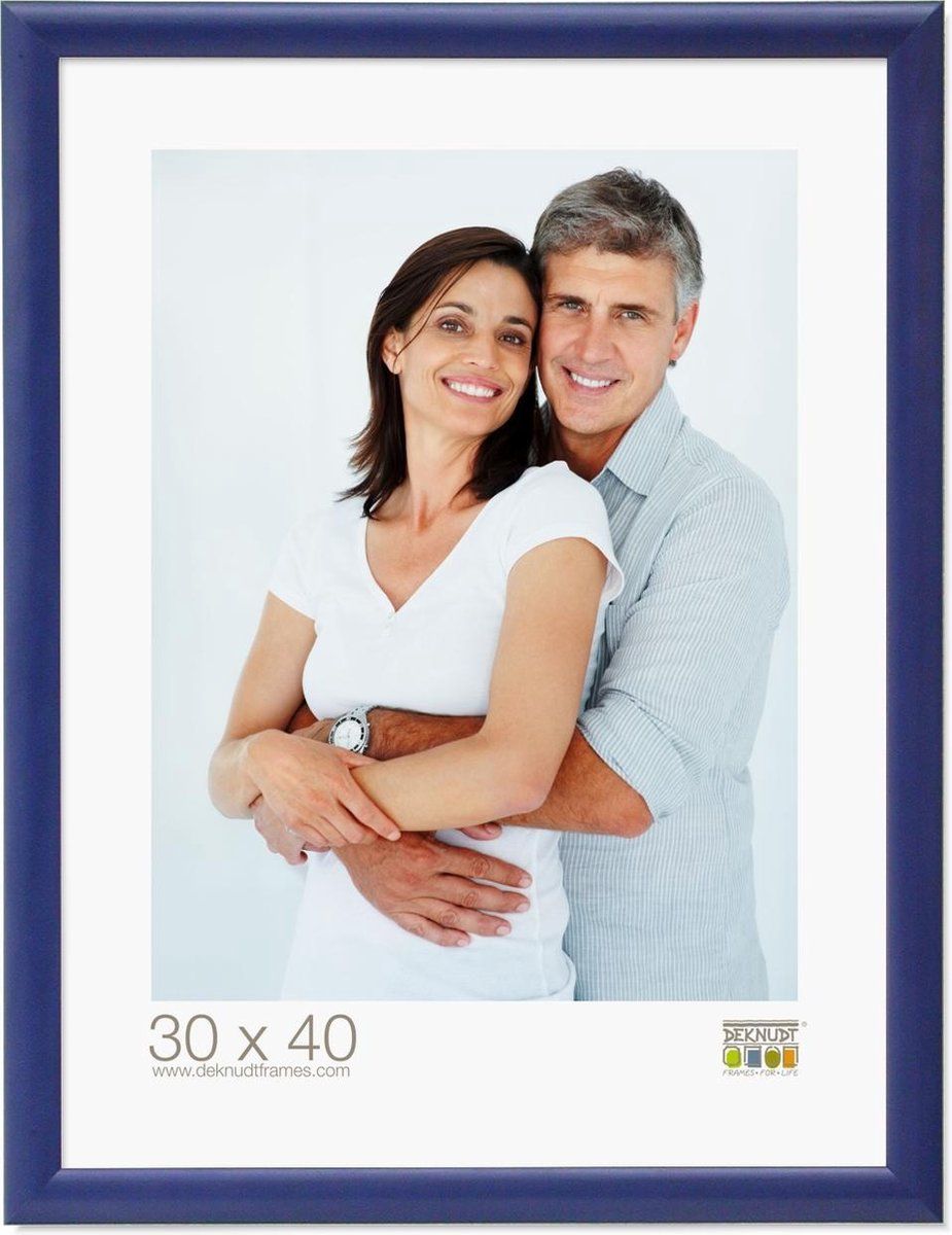 Deknudt Frames blauw fotomaat 40x50 cm