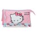 Sanrio Hello Kitty Bows Estuche Triple Rose 22x12x5 cm PVC
