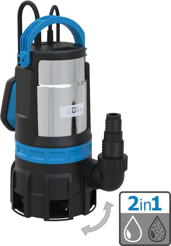 Güde Multifunctionele dompelpomp GS750.1 voor helder & vuil water - 750W - 16.500 L/u