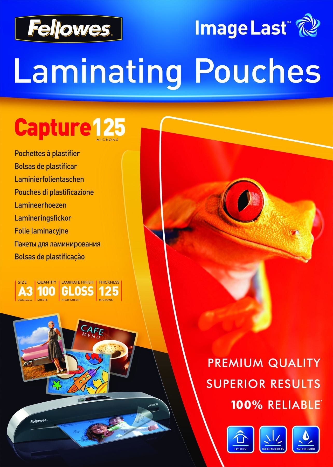 Fellowes ImageLast A3 Laminating Pouches - 125 Micron - 100 Pack