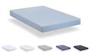 Todocama - Hoeslaken van extra zachte geborstelde microvezel (bed 135 x 190/200 cm, lichtblauw)