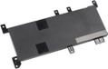 AccuCell Batterie compatible avec ASUS F442UR, Li-Polymère, 7.6V, 5000mAh, 38Wh, noir