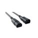Bachmann 356.119 Stroomkabel C13-C14, zwart, 0,5 m
