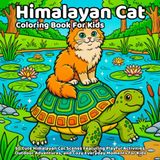 Himalayan Cat Coloring Book: 50 Cute Himalayan Cat Scenes Featuring Playful Activities, Outdoor Adventures, and Cozy Everyday Moments for Kids