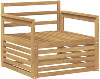 vidaXL Buitensofa Massief Acacia Hout Wit