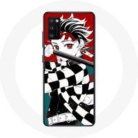 Maniacase Hoesje voor Oppo A16 Tanjiro Demon Slayer Kimetsu no Yaiba Anime