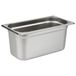 APS 81306 GN 1/3 gastronormcontainer roestvrij staal afmetingen 176 x 325 mm hoogte 150 mm volume 5,7 l kleur roestvrij staal
