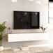 en.casa Tv-meubel Lapinlahti 180x31,5x29,5cm houtkleurig en wit