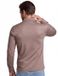 Desoto Trui Beige Coton Manches Longues Regular Fit Hommes XL