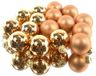 Decoris Kaemingk B.V. Kerstballen glas d3,5 cm brandy 16 st