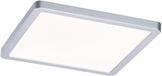 Paulmann VariFit LED-inbouwpaneel Areo IP44 hoekig 175x175mm 13W 1200lm 3 Step Dim to warm Chroom mat dimbaar