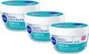 NIVEA Visage+ Acide hyaluronique Hydro Gel - Gel hydratant pour le visage - 72h d'hydratation - Pénètre rapidement - Hydratant - 3x 100ml
