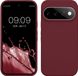 kwmobile telefoonhoesje geschikt voor Google Pixel 11 / Pixel 11 Pro - Hoesje met siliconen coating - Smartphone case in bordeaux-violet