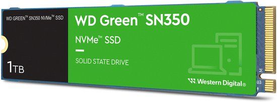 Western Digital Green WDS100T2G0C internal solid state drive 1 TB M.2 PCI Express 3.0 NVMe