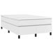 Boxspring Boxspring avec matelas similicuir blanc 120x190 cm