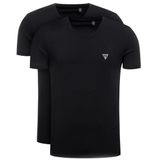 Guess Pack x2 classic triangle T-shirt Korte Mouw Mannen Zwart M