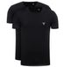 Guess Pack x2 classic triangle T-shirt Korte Mouw Mannen Zwart M