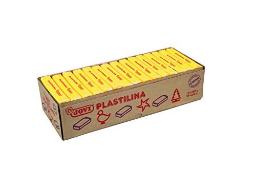 Jovi - 100% Plantaardige Plasticine - 15 Tabletten - 350g - Donkergeel - Glutenvrij (7203)