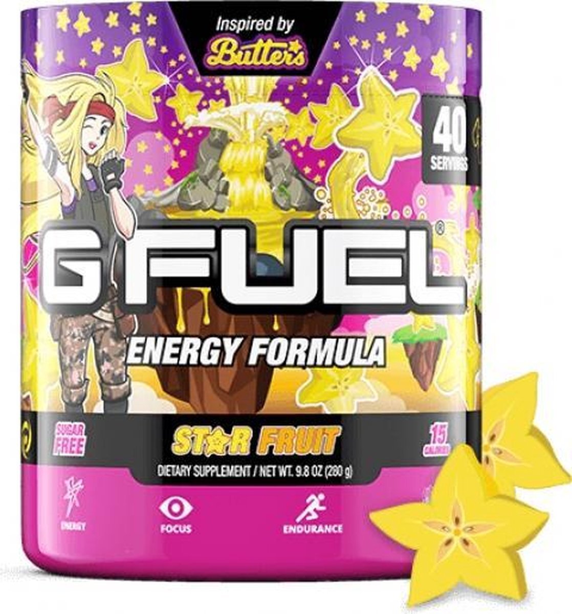 GFuel Energy Formula - Star Fruit Tub